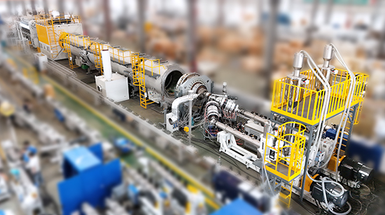 LSP-1600 HDPE Solid Pipe Extrusion Line