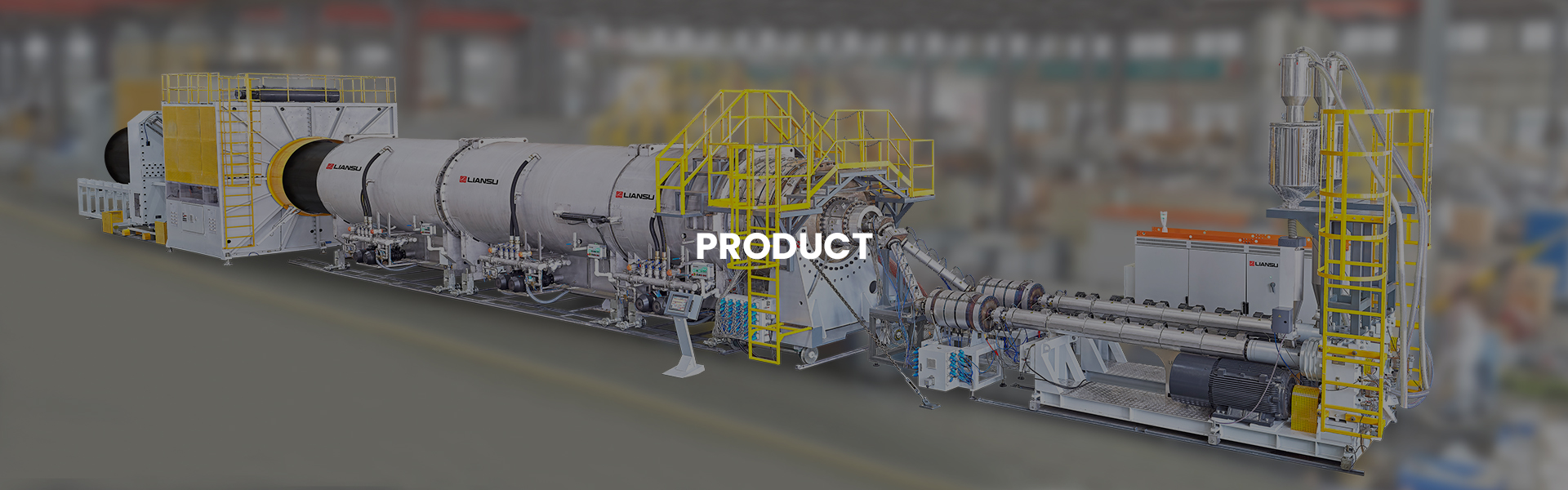 Liansu designs and implements plastic pipe extrusion lines, suitable for production of plastic pipes with diameters starting from 16mm up to 2,500 mm.